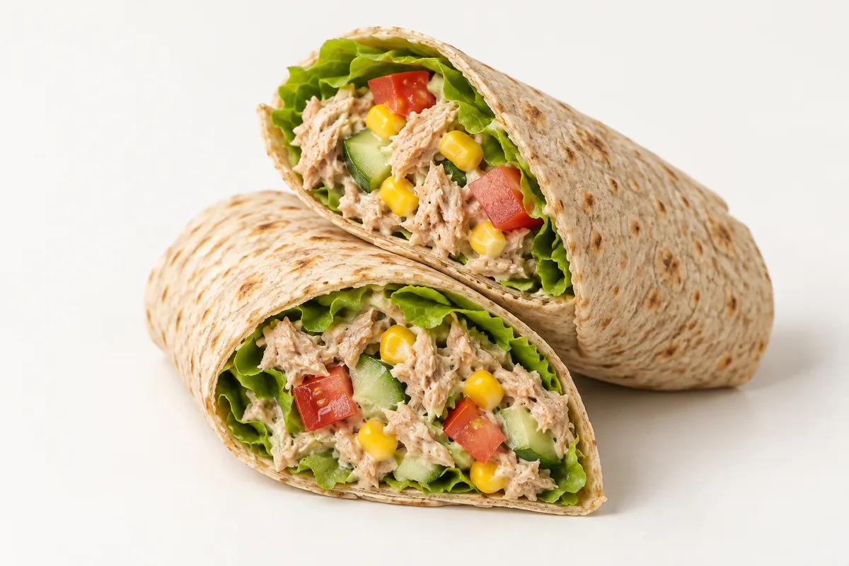 Gefüllte Wraps mit Gemüse